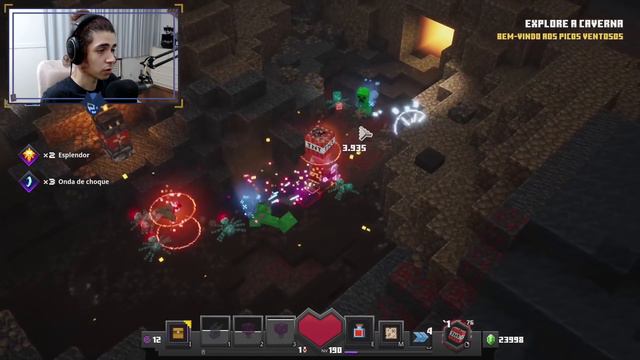 Pedrodbr Jogando Minecraft Dungeons Howling Peaks - Parte 1 смотреть онлайн