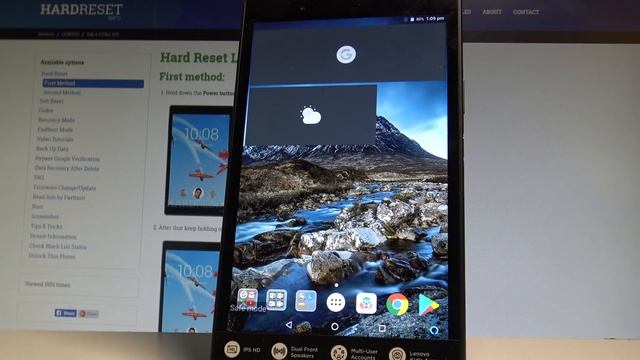 How to Enable Safe Mode on LENOVO Tab 4 - Exit Safe Mode |HardReset.Info смотреть онлайн