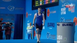 Тяжелая атлетика. Чемпионат Европы 2015 г. Женщины до 75 кг.