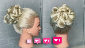 ШИКАРНЫЙ ВЫСОКИЙ ПУЧОК НА ДЛИННЫЕ ВОЛОСЫ! УРОКИ КРАСИВЫХ ПРИЧЕСОК / Perfect high bun tutorial
