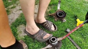 замена подшипника передней ступицы хендай соната