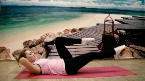 Упражнения при сидячем образе жизни.(пилатес при болях в пояснице)