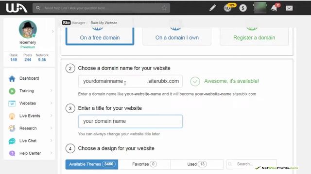 Wealthy Affiliate Free Wordpress Website Builder смотреть онлайн