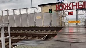 Ласточка грузовой пассажирский поез правила перехода жд путей. Влог