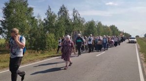 Крестный ход. Липецк - Задонск. 2022г. День второй