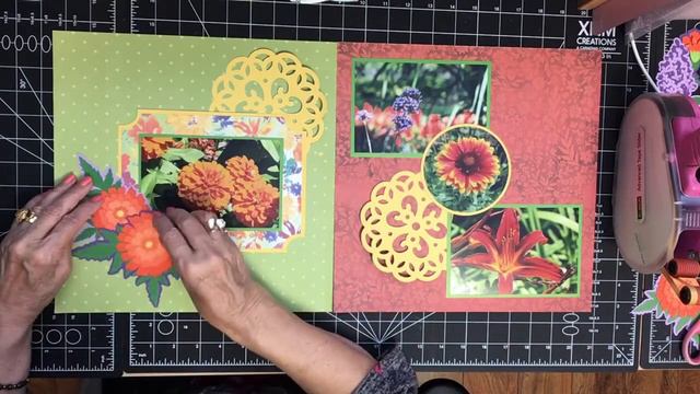 Tutorial For A Fall Scrapbook Page with Marigold Flowers смотреть онлайн