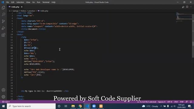 PHP | Backend Programming | Lecture 4