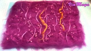 Felted How to make slaps and neps Валяние слабсов и непсов