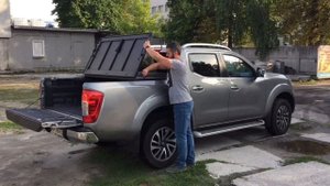 Крышка кузова Nissan Navara пикапа +380979484797. Тюнинг пикапов BVV. Крышка багажника кузова пикап