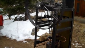 Двигатель Стирлинга из металлолома