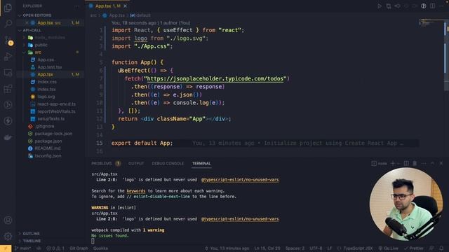 API Calling in React and Typescript