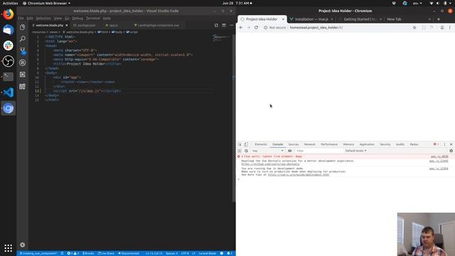 Building a project idea holder in PHP, Laravel, and Vue.js part 3 смотреть онлайн