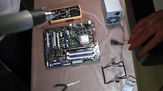 Удачный прогрев чипсета материнской платы ASUS P5N32-E SLI смотреть онлайн