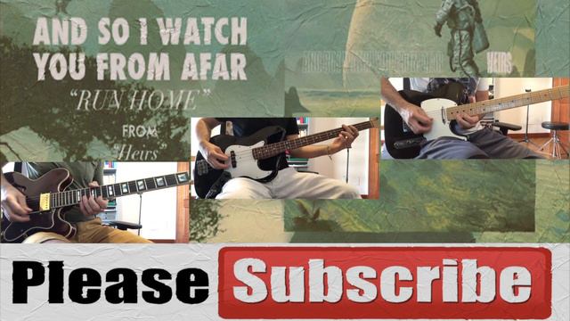 RUN HOME (And So I Watch You From Afar) Drumless Cover Tutorial [Guitar - Bass] with tab смотреть онлайн