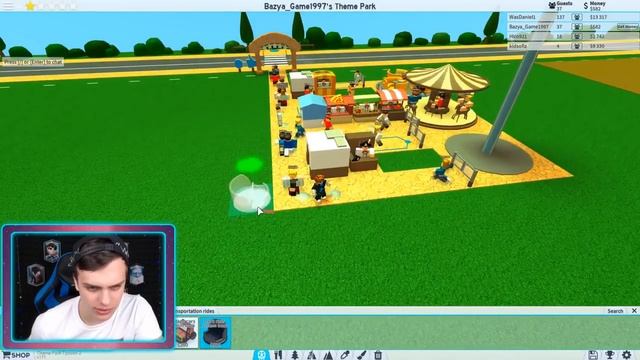 Базя ПЕРВЫЙ РАЗ играет в Roblox ♦ Строю супер ПАРК РАЗВЛЕЧЕНИЙ ч.1 смотреть онлайн