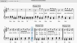 Dresden Dolls - " My Alcoholic Friends " Piano Sheet Music
