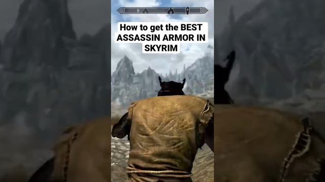 How to get the best Assassin armor at level 1 in Skyrim special edition (CLIP) video in description