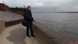 Рыбалка на Оби, набережная Сургут, сентябрь 2019