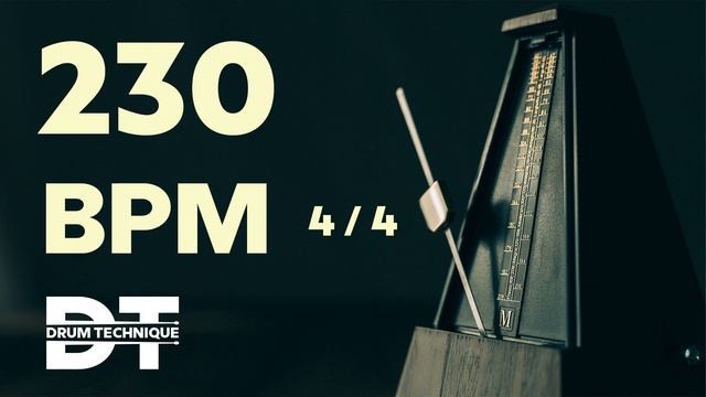230 BPM ONLINE METRONOME 4/4 cowbell sound #study смотреть онлайн