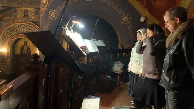 Парастас - заупокойная Утреня с чтением 17 кафизмы нараспев. Записано 5 марта 2021 года.