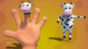 Коровий Палец Семьи | Детские Стишки Для Детей | Детские Песни | Cow Finger Family Song