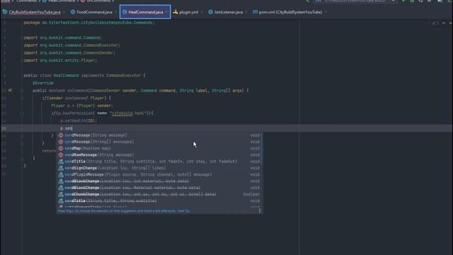 Heal und Feed Command Programmieren | Spigot | 1.12.2 смотреть онлайн