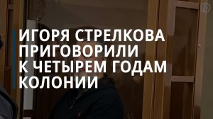 Мосгорсуд приговорил Игоря Стрелкова к четырем годам колонии — Коммерсантъ