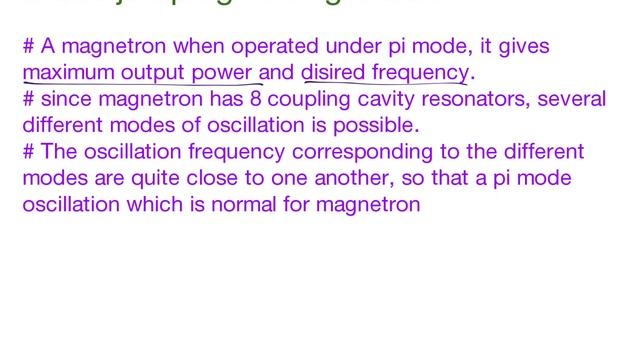 Magnetron zero mode, Magnetron pi mode, Magnetron mode jumping & strapping of Magnetron in Microwav смотреть онлайн