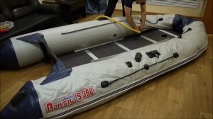 Как собрать и разобрать лодку (на примере лодки ADMIRAL S360 ГК "ТОНАР")