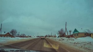 Кирово-Чепецк - Киров. Таймлапс. Час за 2 минуты.