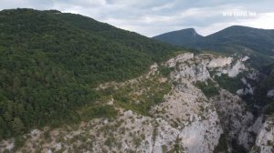 Большой каньон Крыма с высоты птичьего полета. Крым 2020. Интересные факты о Большом каньоне Крыма.