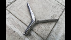 Литьё алюминия, ножка для телека.