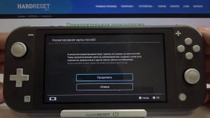 Как на Nintendo Switch Lite отформатировать SD-карту памяти?