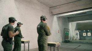 Огневая подготовка сотрудников группы быстрого реагирования ООО ЧОП Атолл