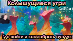 Геншин Импакт ➤ Колышущиеся угри ➤ Где найти и как забрать сундук ➤ Прохождение игры Genshin Impact