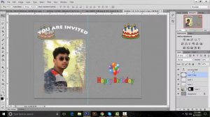 Photoshop Tutorials I Design a Invitation Card in Adobe Photoshop CS6 2018 I Birthday, Wedding Etc.