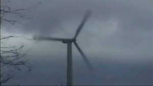 Windmill destructed in storm