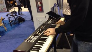 Kraft Music - Hammond SK1-73 Portable Organ Demo at NAMM 2013