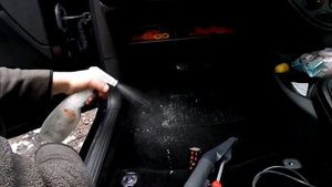 Чистка сидений и салона Ford Focus 1. Пылесос Thomas. Пылесос Томас чистка сидений.