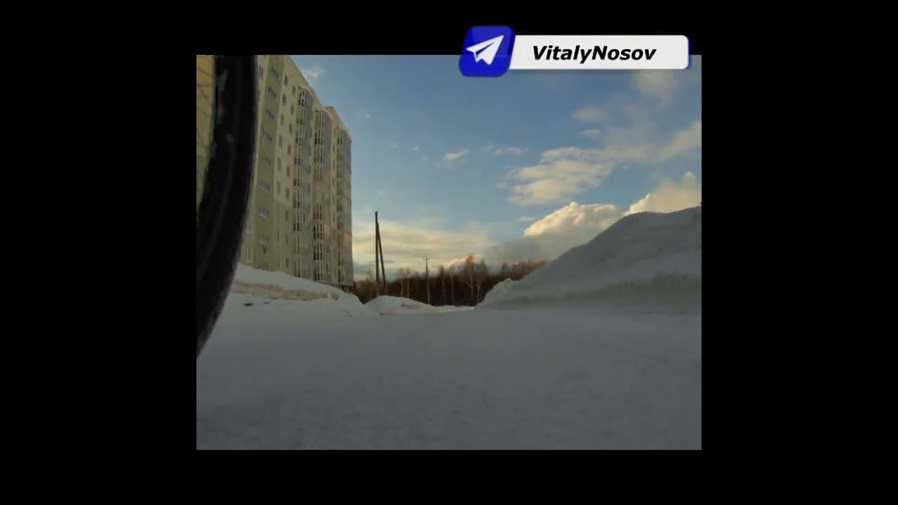 Электровелосипед Зимой #shorts