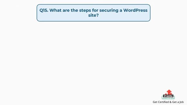 Top WordPress Interview Questions and Answers by Vskills
