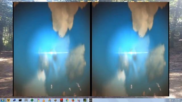 MegaTon Rainfall VR Reshade Depth 3d vs Triidef 3d