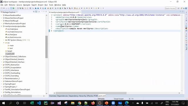 Maven pom.xml Tutorial | How to Create pom.xml for Maven Project | Maven Tutorial for Beginners #6 смотреть онлайн