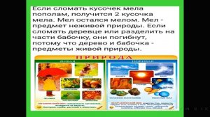 Природоведение. Живая и неживая природа