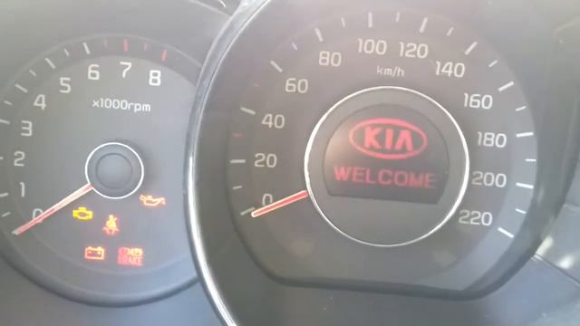 Нестабильный пуск двигателя Kia Rio. смотреть онлайн