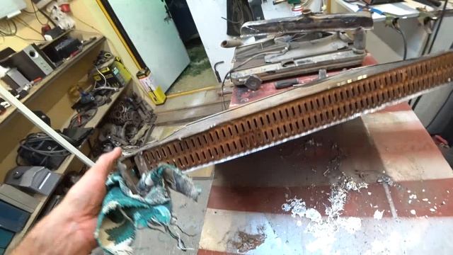 Чистка и пайка радиатора