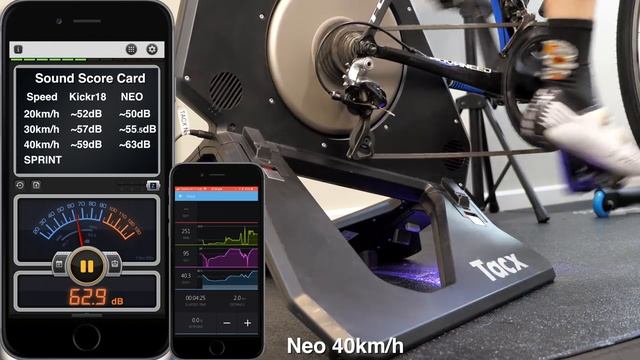 Wahoo KICKR 2018 vs Tacx NEO // Head to Head Sound Check смотреть онлайн