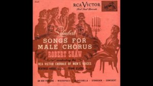 "To Springtime" ("An Den Fruhling") - Schubert Song For Male Chorus - CEDAR Restoration