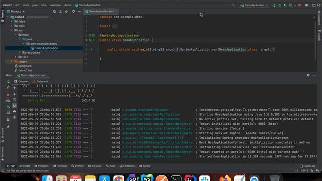How to resolve Port 8080 was already in use ? | Java Springboot | Kill PID смотреть онлайн