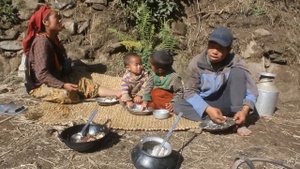 Myvillage official videos EP 282 || Eating food by happy family